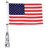 U.S. Flag and Motorcycle Flagpole Mount U.S. Flag and Motorcycle Flagpole Mount